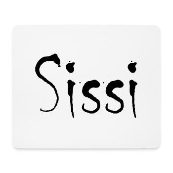 sissi - Tapis de souris (format paysage) - blanc - Devant