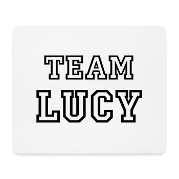 TEAM LUCY Dog Name TeamTricot - Mouse Pad (horizontal) - white - Front