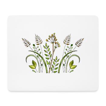Liste - Mousepad (Querformat) - Weiß - Vorne
