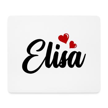 TEST ELISA - Tapis de souris (format paysage) - blanc - Devant