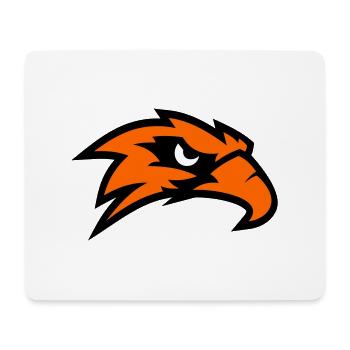 Adlerkopf - Mousepad (Querformat) - Weiß - Vorne