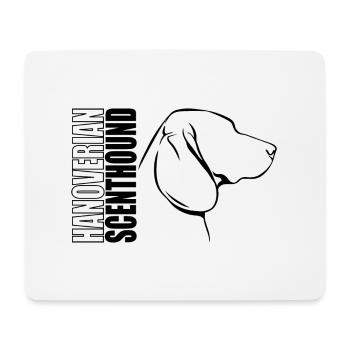 HANOVERIAN SCENTHOUND Profile Dogs Dog Wilsigns - Mouse Pad (horizontal) - white - Front