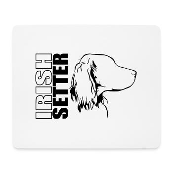 IRISH SETTER Profil Hunde Hund Wilsigns - Mousepad (Querformat) - Weiß - Vorne