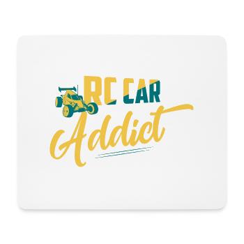 RC Car Addict Model Car Remote Control - Mouse Pad (horizontal) - white - Front