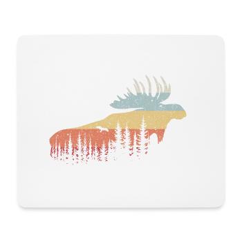 Elk - Mouse Pad (horizontal) - white - Front