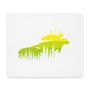 Elk - Mouse Pad (horizontal) - white - Front