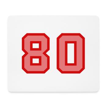 Cool Retro Retrostyle Jersey Number Back Number - Mouse Pad (horizontal) - white - Front