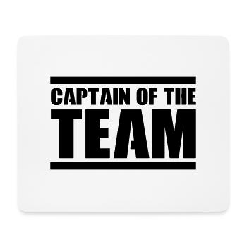 Captain of the Team - Mousepad (Querformat) - Weiß - Vorne
