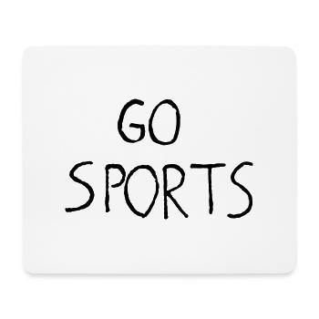 Go sports! Do you want some broccoli? - Mouse Pad (horizontal) - white - Front