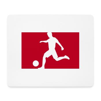 football logo - Mouse Pad (horizontal) - white - Front