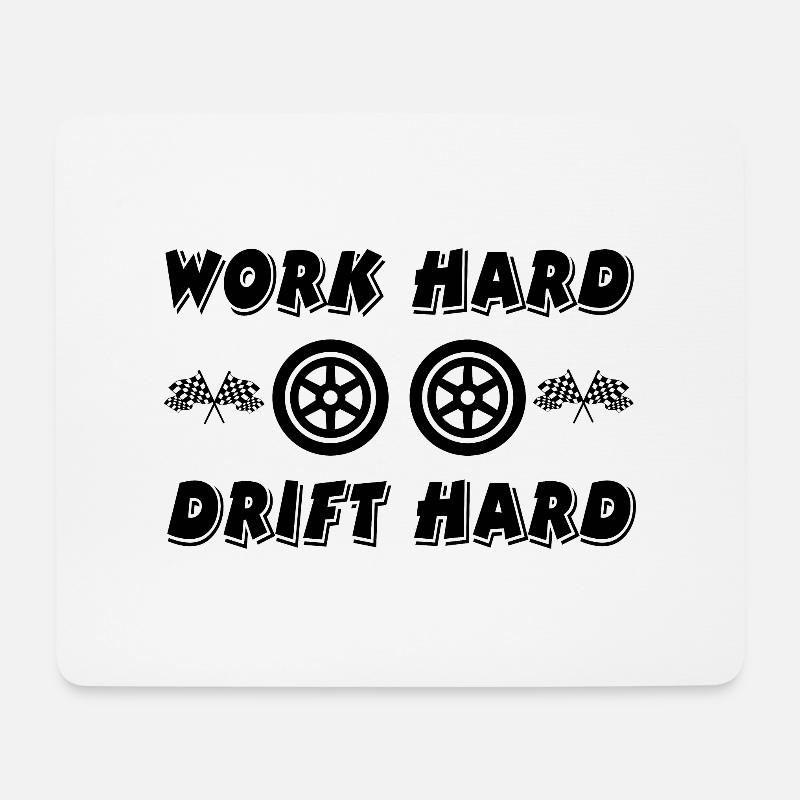 Car - Mouse Pad (horizontal) - white