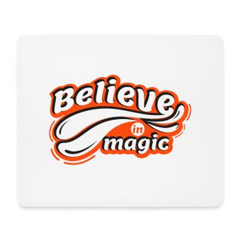 Croyez en la magie - Tapis de souris (format paysage) - blanc - Devant