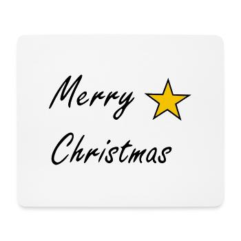 Merry Christmas - Mousepad (Querformat) - Weiß - Vorne