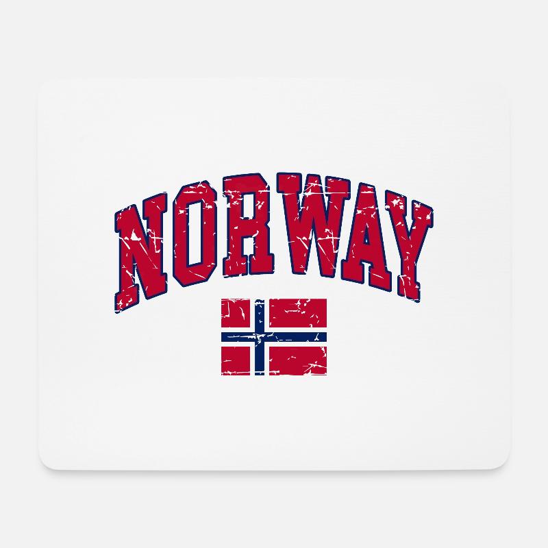 Norway Norway Flag - Mouse Pad (horizontal) - white