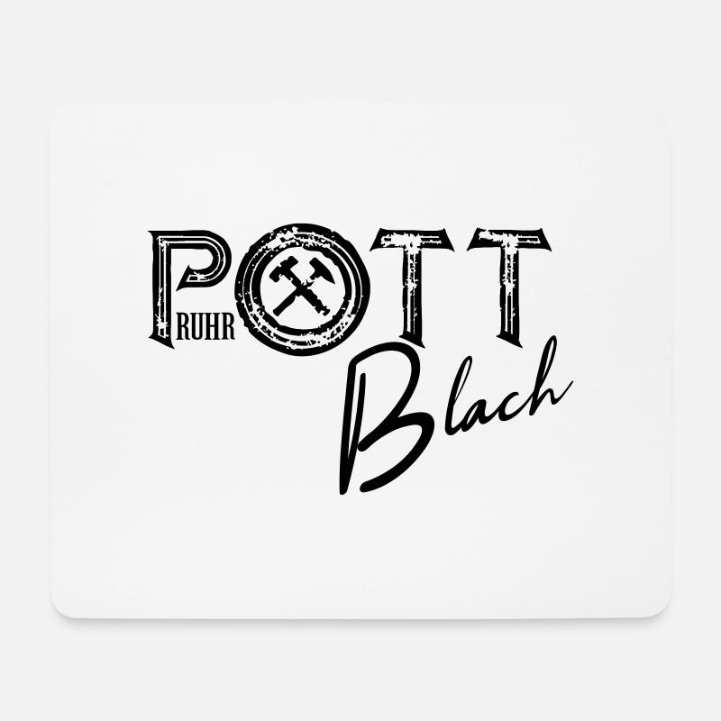 Ruhrpott Blach - Mousepad (Querformat) - Weiß