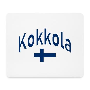 Kokkola finland flag - Mouse Pad (horizontal) - white - Front