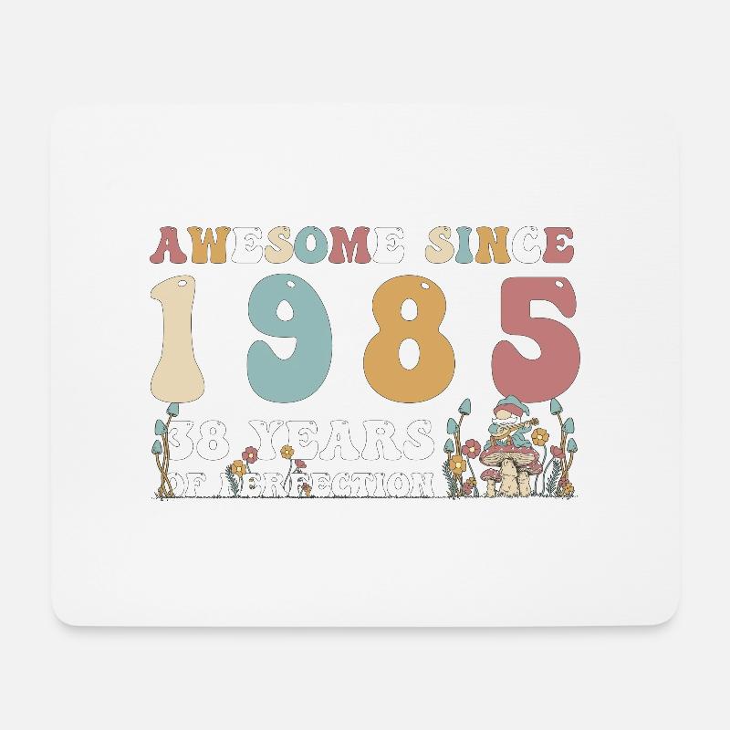 Super seit 1985 38 Jahr der Perfektion - 38. - Mousepad (Querformat) - Weiß