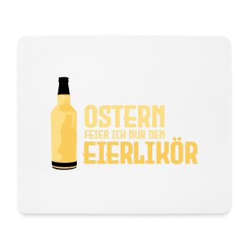 Ostern Eierlikör Feiern - Mousepad (Querformat) - Weiß - Vorne