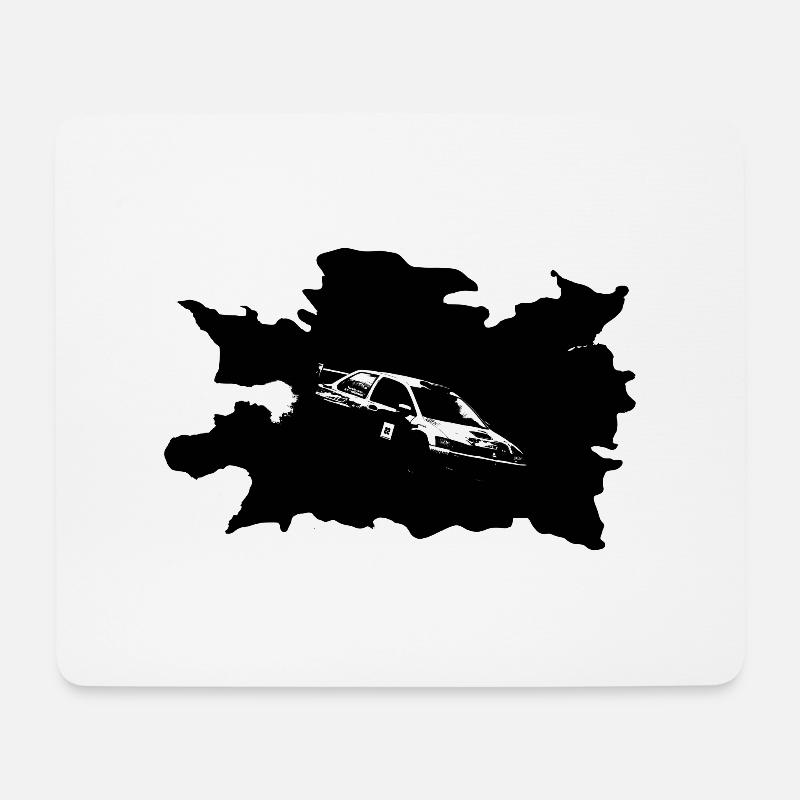 Rally - Evolution - Mousepad (Querformat) - Weiß