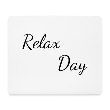 Relax day - Tapis de souris (format paysage) - blanc - Devant