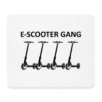 E-Scooter E-Roller Scooter - Mouse Pad (horizontal) - white - Front