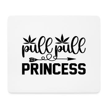 pull pull Princess - Mouse Pad (horizontal) - white - Front