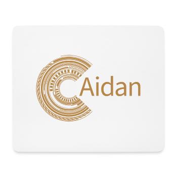 Pour Aidan - Tapis de souris (format paysage) - blanc - Devant