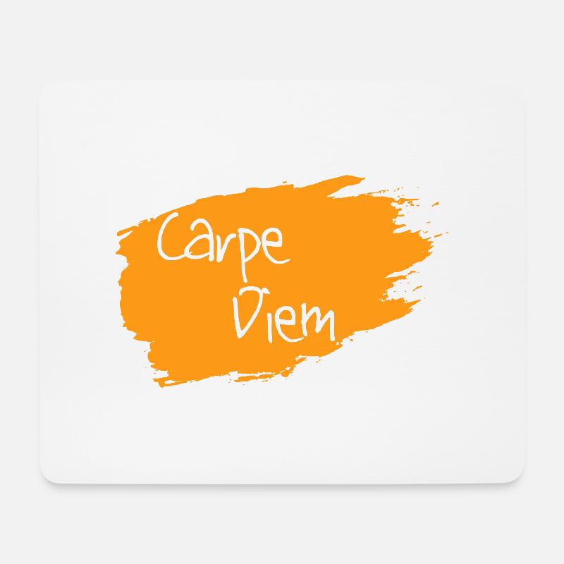 Carpe Diem - Mousepad (Querformat) - Weiß