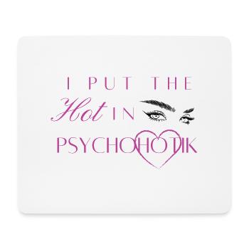 Psycho - Mousepad (Querformat) - Weiß - Vorne