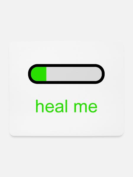 Heal Me - Mouse Pad (horizontal) - white