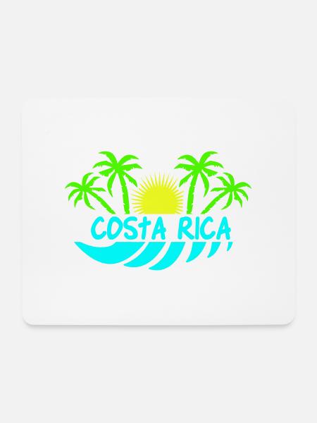 costa rica - Mousepad (Querformat) - Weiß