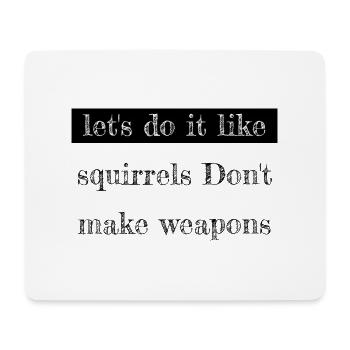 funky quote flower power gift idea bday humor - Mouse Pad (horizontal) - white - Front