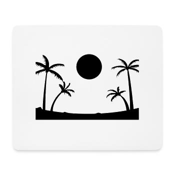 Beach - Mouse Pad (horizontal) - white - Front