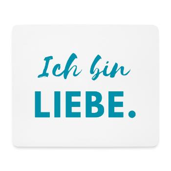 LIEBE - Mousepad (Querformat) - Weiß - Vorne