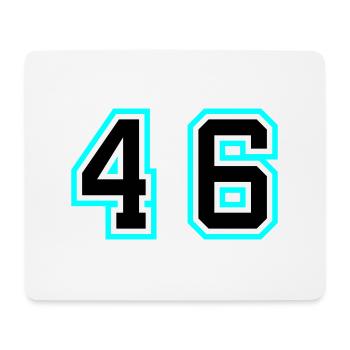 46 Symbole numérique - Tapis de souris (format paysage) - blanc - Devant
