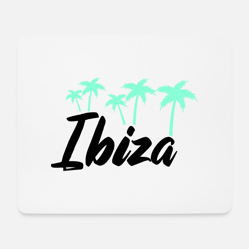 ibiza - Mousepad (Querformat) - Weiß