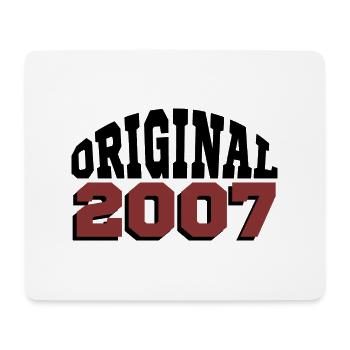 Original 2007 - Mousepad (Querformat) - Weiß - Vorne