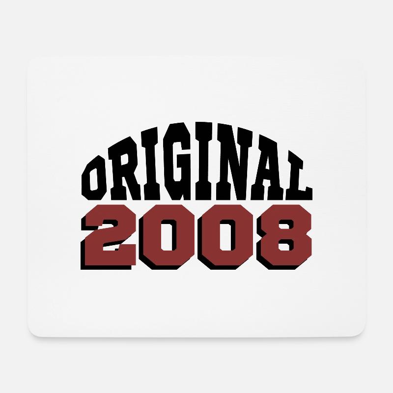 Original 2008 - Mousepad (Querformat) - Weiß