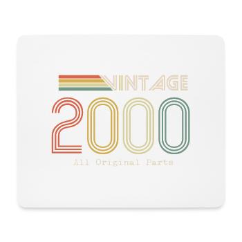Épique et Légendaire né en 2000 : 24e anniversaire - Tapis de souris (format paysage) - blanc - Devant