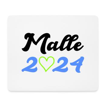 malle 2024 heart - Mousepad (Querformat) - Weiß - Vorne