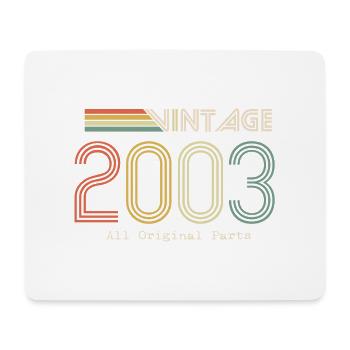 Épique et Légendaire né en 2003 : 21e anniversaire - Tapis de souris (format paysage) - blanc - Devant