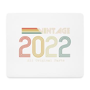 Épique et Légendaire né en 2022 : 2e anniversaire - Tapis de souris (format paysage) - blanc - Devant