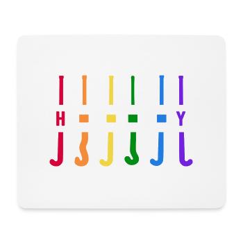 hockey feldhockey-geschenk hockeylegende - Mousepad (Querformat) - Weiß - Vorne