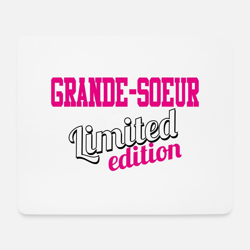 BIG SISTER LIMITIERTE AUFLAGE - Mousepad (Querformat) - Weiß