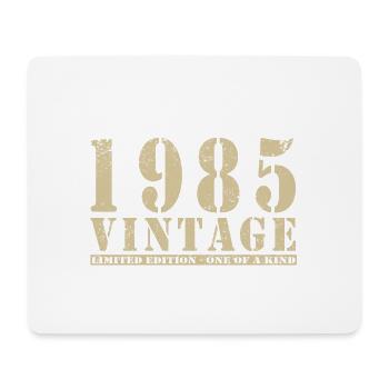 Original 1985 Vintage Vintage anniversaire rétro - Tapis de souris (format paysage) - blanc - Devant