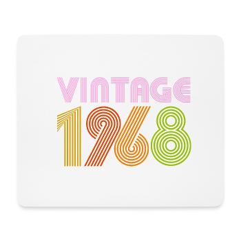 Classic 1968 Original Vintage Birthday - Mouse Pad (horizontal) - white - Front
