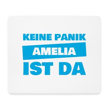 Prénom Amelia - Tapis de souris (format paysage) - blanc - Devant