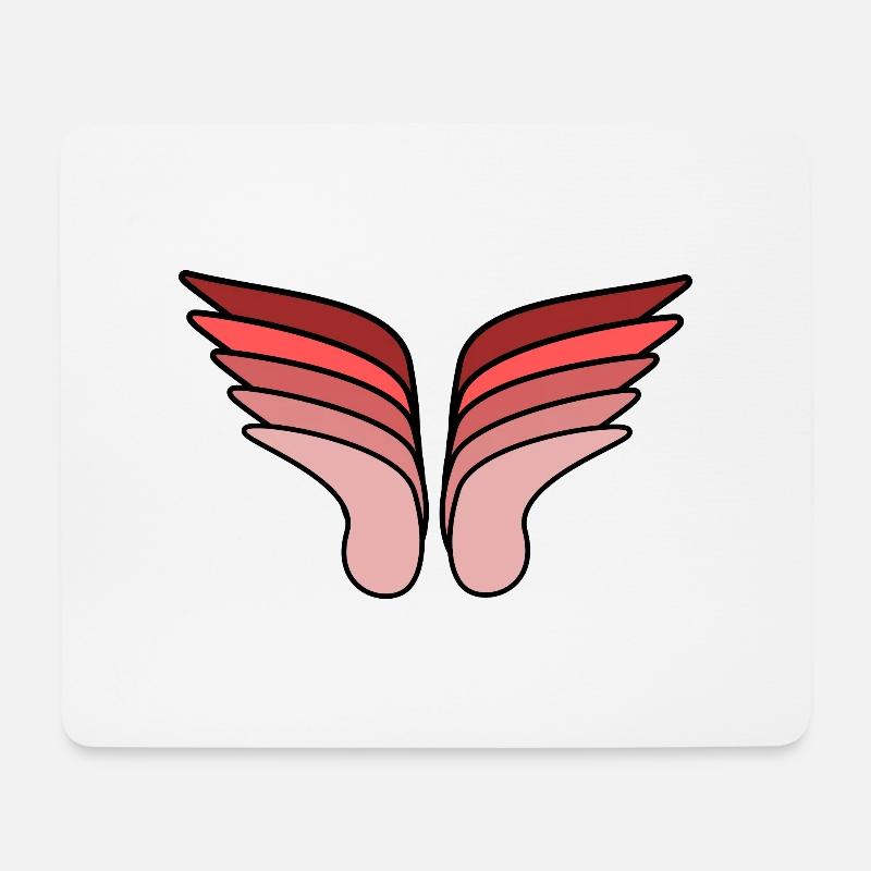 Warm Wings - Mouse Pad (horizontal) - white