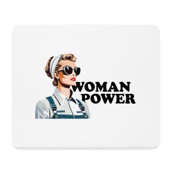 Woman Power - Mouse Pad (horizontal) - white - Front