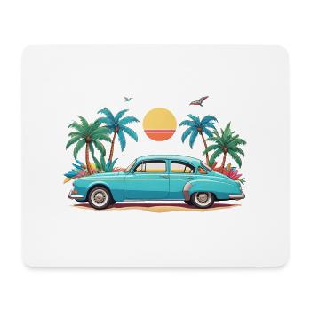 summer vibes - Mousepad (Querformat) - Weiß - Vorne
